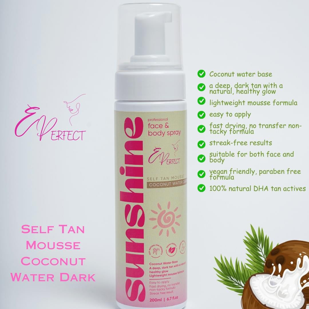 EPERFECT SELF TAN MOUSSE COCONUT WATER DARK