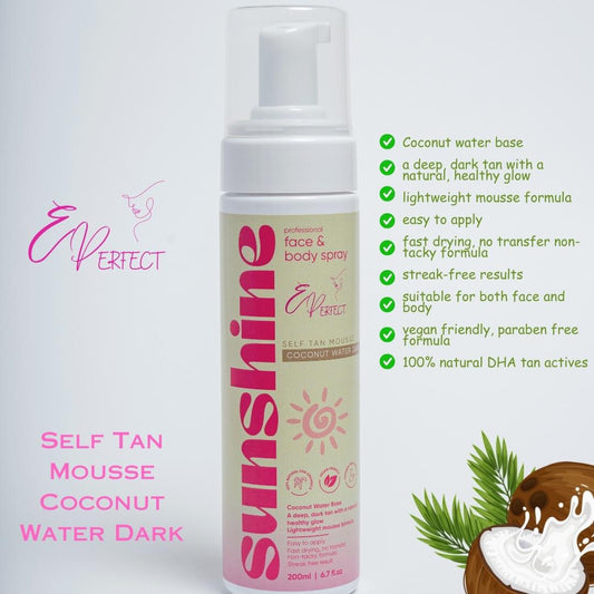 EPERFECT SELF TAN MOUSSE COCONUT WATER DARK