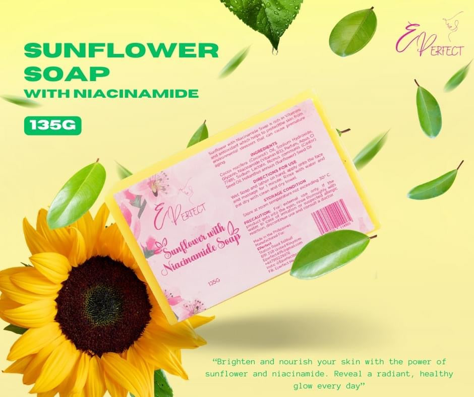 EPERFECT SUNFLOWER NIACINAMIDE SOAP