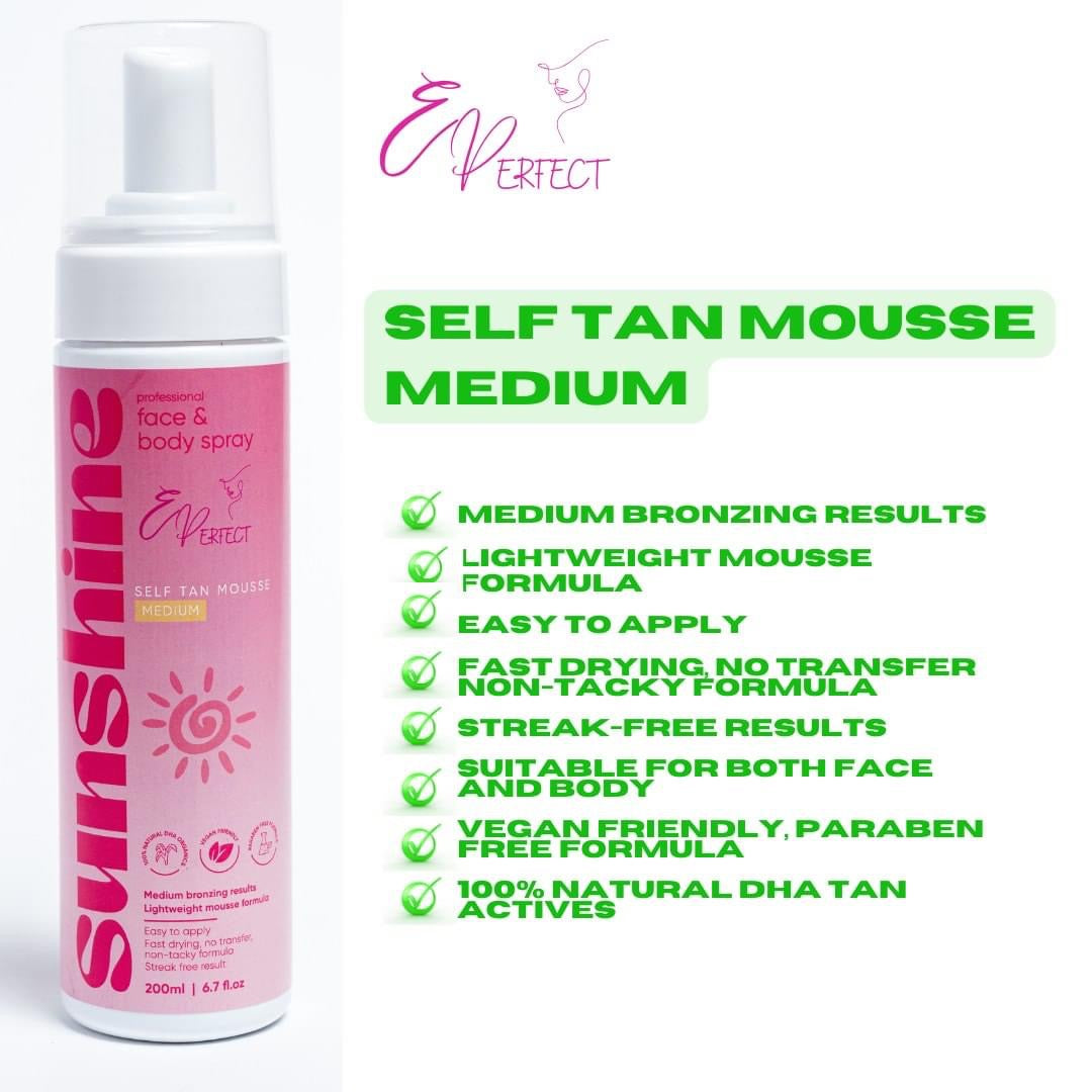 EPERFECT SELF TANNING MOUSSE MEDIUM